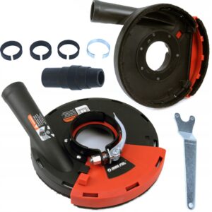 OSŁONA PRZECIWPYŁOWA ODSYSAJĄCA DO SZLIFIERKI 115/125 BEZPYŁOWA ODPYLANIA