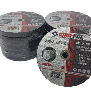 TARCZE TARCZA DO CIĘCIA METALU 230 x 2,0 x 22,2 Mocne Solidne