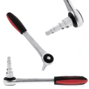 Klucz nasadka do śrubunków grzejników 5-stopniowy 1/2 + grzechotka KOMPLET