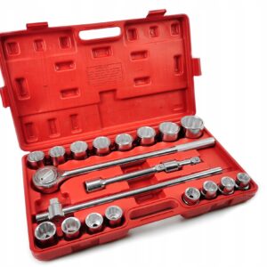 KLUCZE NASADOWE 21 SZT KOMPLET 3/4 12 KĄTNE 19 - 50 TIR