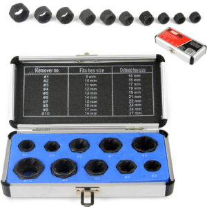 NASADKI WYKRĘTAKI DO ZNISZCZONYCH ŚRUB NAKRĘTEK 10 SZTUK