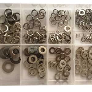 ZESTAW PODKŁADEK STALOWYCH 350SZT PODKŁADKA STALOWE PODKŁADKI SOLIDNE