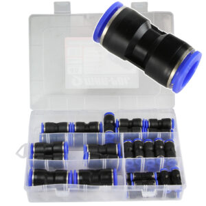 Złączka pneumatyczna prosta wtykowa SZYBKOZŁĄCZKA 4-16mm TIR ZESTAW TEKELAN