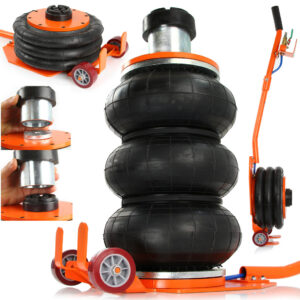 PODNOŚNIK PNEUMATYCZNY bałwanek 3,5T 3500kg Z PRZYSTAWKĄ BJC SOLIDNY WARSZTATOWY