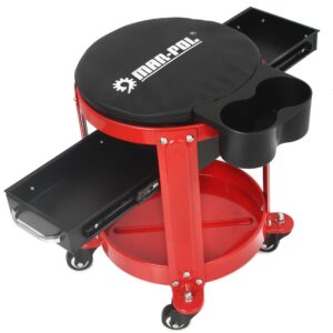 TABORET WARSZTATOWY STOŁEK Z SZUFLADAMI REGULOWANY PODSTAWKA NA KLUCZE