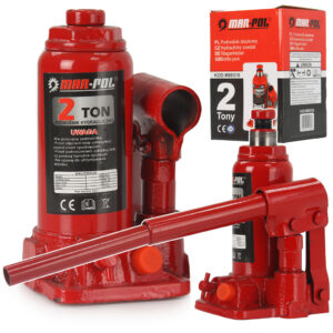 PODNOŚNIK SŁUPKOWY 2T 2000KG LEWAREK HYDRAULICZNY SOLIDNY WARSZTATOWY