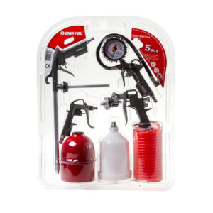 ZESTAW LAKIERNICZY DO MALOWANIA PISTOLET SPRĘŻARKA KOMPLET