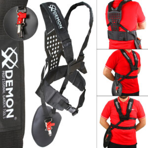 MOCNE SZELKI DO KOSY SPALINOWEJ PASY NOŚNE UPRZĄŻ SOLIDNE MOCNE REGULOWAN