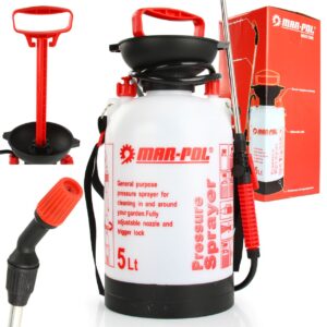 OPRYSKIWACZ RĘCZNY 5l CISNIENIOWY LANCA METALOWA