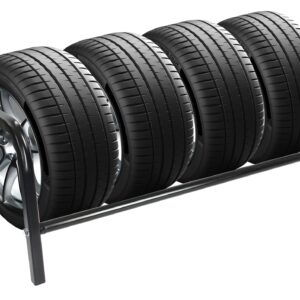 STOJAK NA OPONY KOŁA FELGI REGAŁ DO 4 OPON KÓŁ WIESZAK WARSZTATOWY STELAŻ