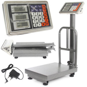 WAGA ELEKTRONICZNA 150 KG DEKOTA MAGAZYNOWA LED SOLIDNA