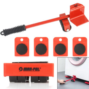 ZESTAW ROLKI DO PRZESUWANIA TRANSPORTU MEBLI 150KG SOLIDNE