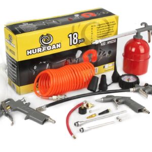 ZESTAW PNEUMATYCZNY DO MALOWANIA KOMPLET 18 ELEMENTÓW ZESTAW LAKIERNICZY