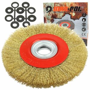 SZCZOTKA DRUCIANA 200mm/32 mm DO SZLIFIEREK TARCZA