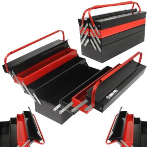 SKRZYNKA NARZĘDZIOWA SZUFLADY ORGANIZER WALIZKA METALOWA SKRZYNKI DUŻA