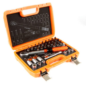 ZESTAW BITÓW KLUCZ DYNAMOMETRYCZNY 1/4" 5-25Nm BJC KOMPLET WALIZKA SOLIDNE