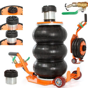 PODNOŚNIK PNEUMATYCZNY BAŁWANEK 3,5t przystawką krótka rączka SOLIDNY