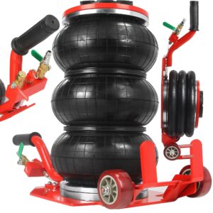 PODNOŚNIK PNEUMATYCZNY 3,5T BAŁWANEK GUMA Lewarek warsztatowy Solidny