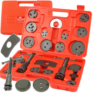 ZESTAW DO WYCISKANIA TŁOCZKÓW HAMULCOWYCH 22 EL ZDEJMOWANIA naprawy PRASKA