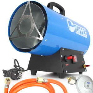 NAGRZEWNICA GAZOWA DMUCHAWA grzejnik 20kW wąż z reduktorem MOCNA