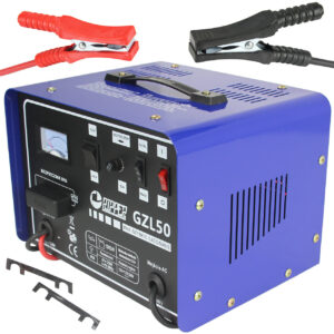 PROSTOWNIK SAMOCHODOWY AKUMULATORÓW 12V 24V GZL50 30A WSPOMAGANIE ROZRUCHU