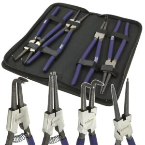 SZCZYPCE SEGERA 12" 4 SZT ETUI STALOWE WARSZTATOWE SOLIDNE MOCNE