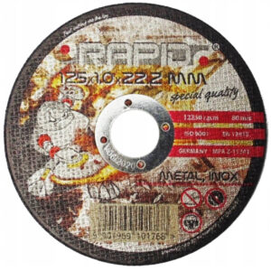 TARCZA TARCZE DO CIĘCIA METALU INOX 125x1,0 MOCNE RAPID
