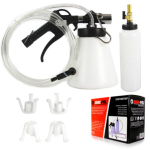 ZESTAW DO ODPOWIETRZANIA WYMIANY PŁYNU HAMULCOWEGO WYSYSARKA PŁYNU