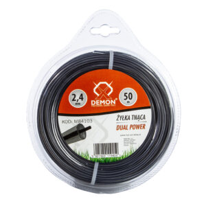 ŻYŁKA 2.4mm 50m OKRĄGŁA / ZBROJONA DEMON MOCNA PODKASZARKA KOSA