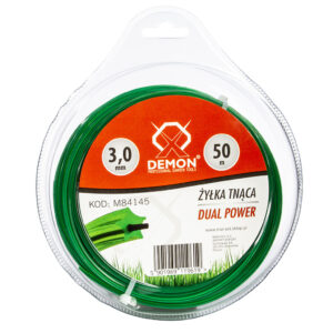 Żyłka tnąca do kosy Demon M84145 3 mm 50 m zielona GWIAZDKA/ZBROJONA