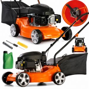 Kosiarka SPALINOWA DEMON 40 cm 1,47 kW BEZ NAPĘDU Kosz 40 litrów LEKKA 2w1