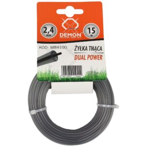 ŻYŁKA 2.4mm*15m OKRĄGŁA /ZBROJONA DEMON MOCNA
