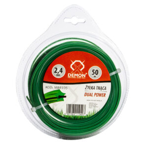 ŻYŁKA 2.4mm*50m GWIAZDKA /ZBROJONA PROFESJONALNA ŻYŁKA TNĄCA DEMON DUAL POWER