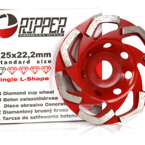 TARCZA DO SZLIFOWANIA BETONU 125mm x 22,2mm SINGLE L-SHAPE