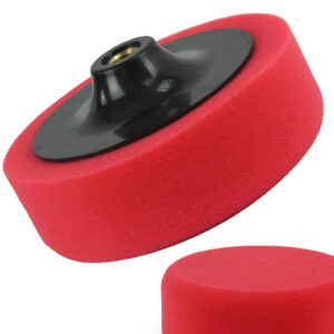 GĄBKA POLERSKA 150X50 CZERWONA DO SZLIFIEREK WIERTAREK GWINT M14