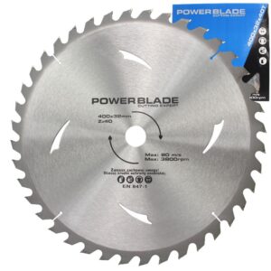 Tarcza widiowa PowerBlade do drewna piła tnąca 400x32mm 40 zębów Trajzega