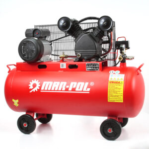 KOMPRESOR OLEJOWY SPRĘŻARKA ZBIORNIK 100L 3HP 2 TŁOKI 2 x 65mm MAR-POL UDT