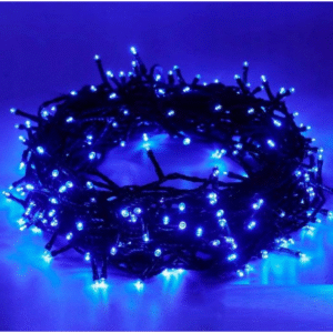 Lampki choinkowe wewnętrzne 300 LED niebieskie 17M