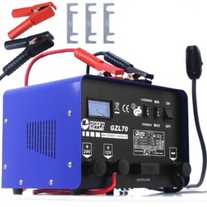 PROSTOWNIK Z ROZRUCHEM SAMOCHODOWY DO ŁADOWANIA AKUMULATORÓW 12/24V 250A Z PILOTEM