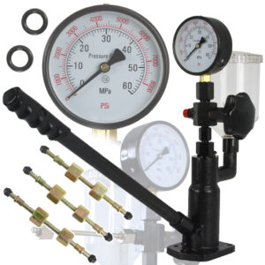PRÓBNIK WTRYSKIWACZY MIERNIK TESTER DYSZ 600 BAR DIESEL MANOMETR ADAPTER