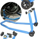 MOCNY SOLIDNY TRWAŁY PODNOŚNIK STOJAK MOTOCYKLOWY GRUBY WAHACZ TYŁ