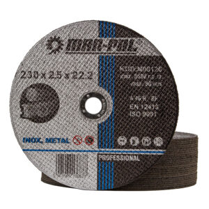Tarcza do cięcia metalu stal 230 x 2,5 tarcze 25 szt MOCNA