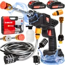 MYJKA CIŚNIENIOWA AKUMULATOROWA WALIZKA +2Ah AKU 21V 30BAR BEZPRZEWODOWA