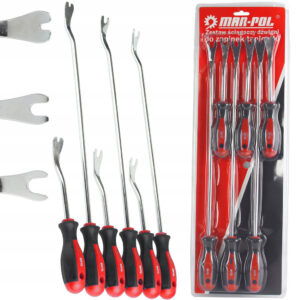 ZESTAW ŚCIĄGACZY DŹWIGNI DO ZAPINEK TAPICERKI 6szt