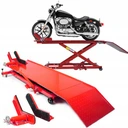 PODNOŚNIK MOTOCYKLOWY HYDRAULICZNY PLATFORMA 450KG RAMPA WYSOKOŚĆ DO 750mm