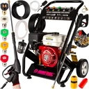 MYJKA SPALINOWA CIŚNIENIOWA MOSIĘŻNA POMPA 180-260bar 7KM 10M węża + 5 DYSZ