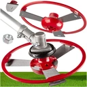 TARCZA DO KOSY Z OSŁONĄ | TRYMER NÓŻ PODKASZARKI OCHRONA DRZEWEK SOLIDNE TRÓJZĄB