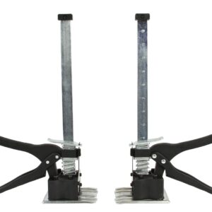 KOMPLET 2X SOLIDNY PODNOŚNIK RĘCZNY Z BLOKADĄ DO MEBLI, AGD, DRZWI 290mm