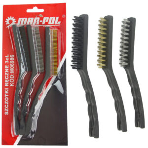 Szczotki ręczne druciane komplet 3 sztuki Szczotka druciana