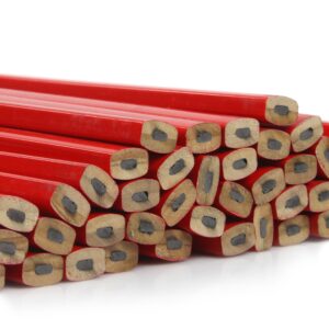 OŁÓWEK BUDOWLANY MURARSKI CIESIELSKI CZERWONY TUBA 1 SZTUK 24,5 CM